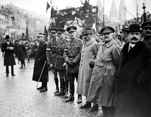 1920 Ofițeri Aliați La Conferința De La Spa