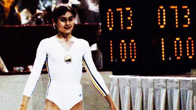 Nadia Comăneci -primul 10 Din Istoria Gimnasticii -cover