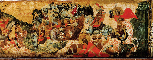 1330 Bătălia De La Velbužd, Detaliu Din Visoki Dečani