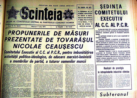 Îmbunătățirea activității politico -ideologice 1971 Îmbunătățirea activității politico -ideologice