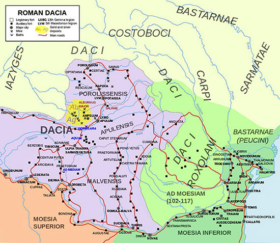 158 Dacia Romană 106-271