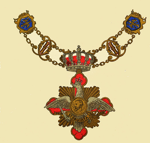 Ordinul Carol I în grad de Colan 1906a Ordinul Carol I -grad De Colan