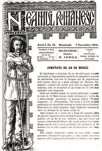 Revista Neamul Românesc 1906b Revista Neamul Românesc