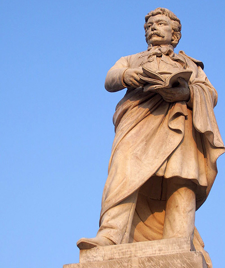 Statuia lui Gheorghe Lazar 1886 Statuia Lui Gheorghe Lazar Dezvelită