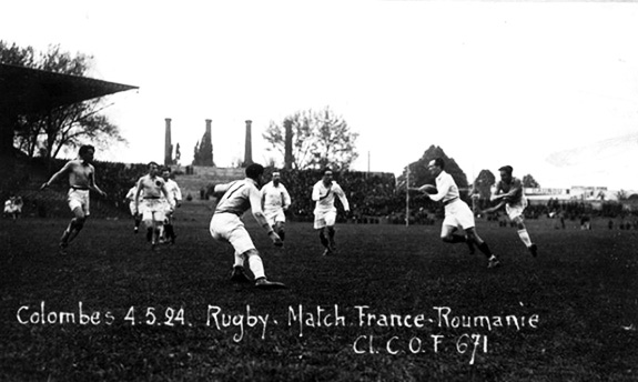 Meci de rugby Franța-România 1924a Meci De Rugby Franța-românia