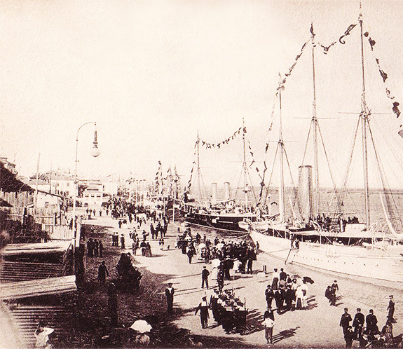 1898 Portul Galați Vase De Război