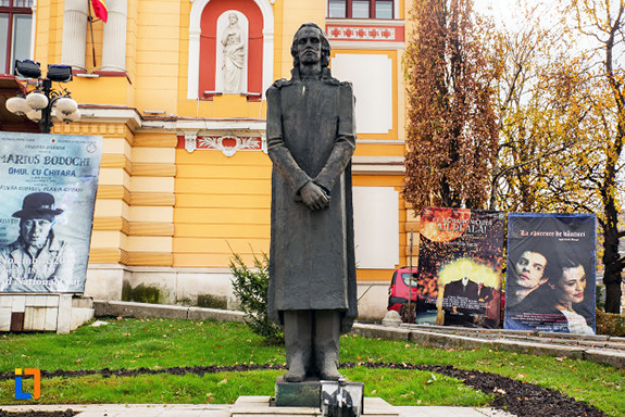 1976 Dezvelire Monument Mihai Eminescu, Cluj-napoca