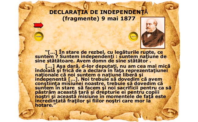 Declarația De Independență A României -copertă