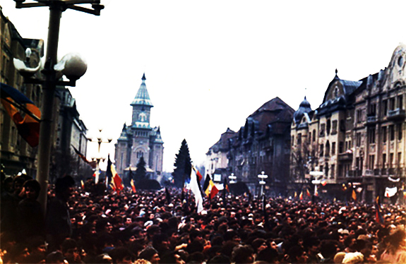 1990 Manifestația populară Timișoara