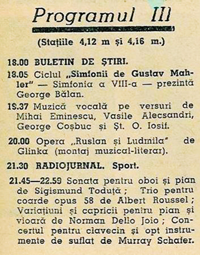 1973 Programul Iii. Tineret