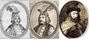 1658 Gheorghe Ștefan (moldova), Constantin Șerban Basarab (muntenia) și Gheorghe Rakoczy Ii (transilvania)