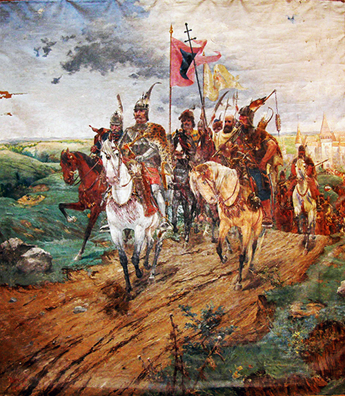 1442 Iancu de Hunedoara. Tablou Pataky Laszlo Sântimbru