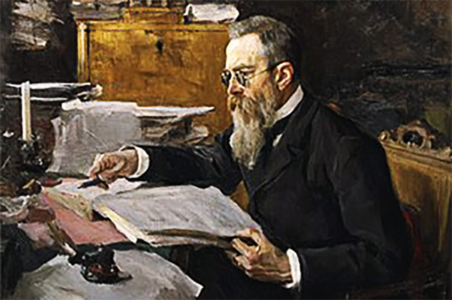 18 - Nikolai-Rimsky-Korsakov-1844-1908.-Portrait-by-Valentin-Serov