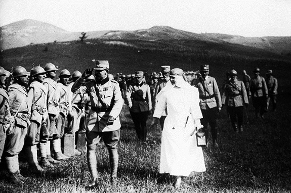 1917 Inspecția trupelor. Ferdinand I