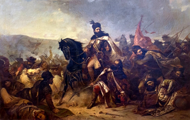 Bătălia De La Șcheia. Tabloul Ștefan Cel Mare și Aprodul Purice De Theodor Aman, 1875 -cover
