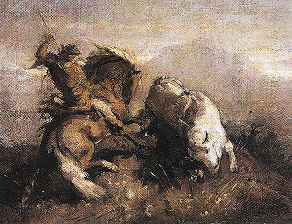 I2 Dragoș și zimbrul, 1863-1864