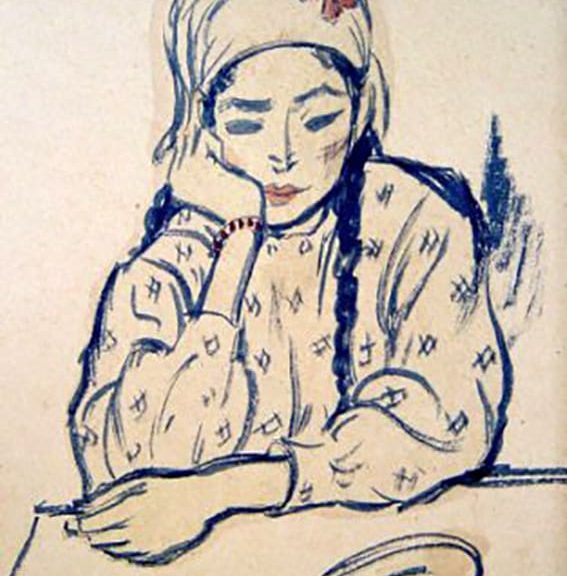 NicolaeTonitza - 1933-Tataroaica-din-Balcic-Tatar-Woman-at-Balcic