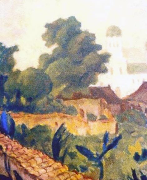 NicolaeTonitza - Peisaj-din-Mangalia-Impresie-din-Mangalia-Landscape-from-Mangalia-Impression-from-Mangalia-1925–1926