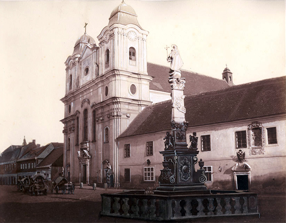 1872 Primul sediu al Universității Cluj (Colegiul Academic Iezuit)