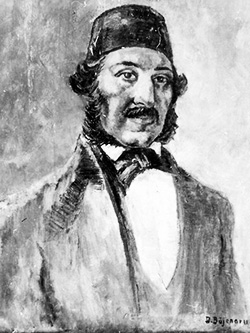 1854 Anton Pann (n. 1796-98). Desen De Dan Băjenaru