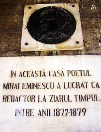 1877 Mihai Eminescu A început Colaborarea Cu Ziarul Timpul