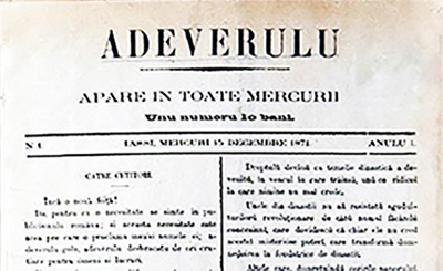 1920 Primul Număr Adevărul Literar și Artistic_
