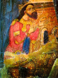 1330 Basarab I. Frescă Din Biserica Domnească Din Curtea De Argeș