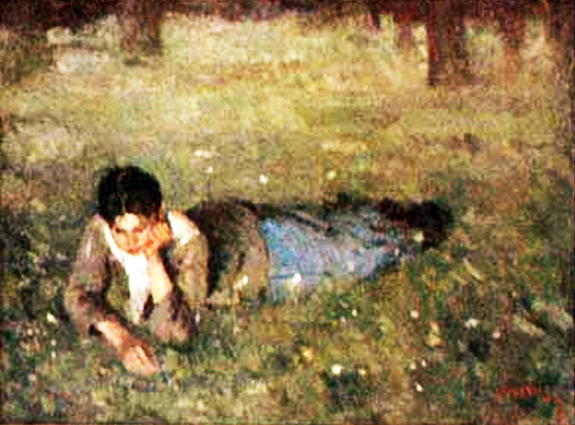 Girl in the Grass