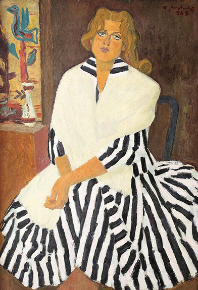 10 Rochia în dungi The striped dress