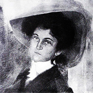 1888-1971 Lucia Mantu Scriitoare. Portret Octav Bancilă