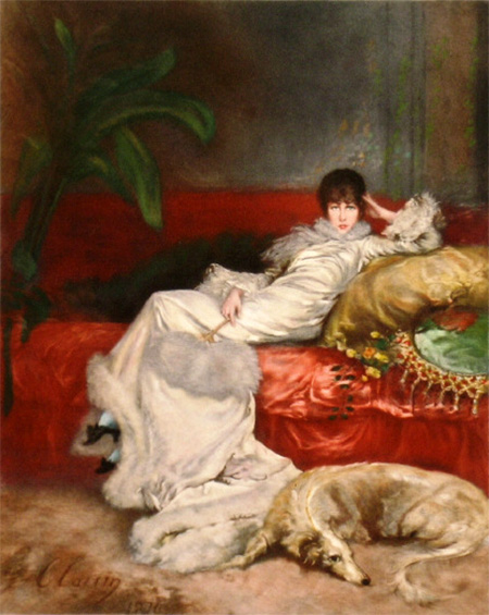 Portrait of Sarah Bernhardt by Georges Jules Victor