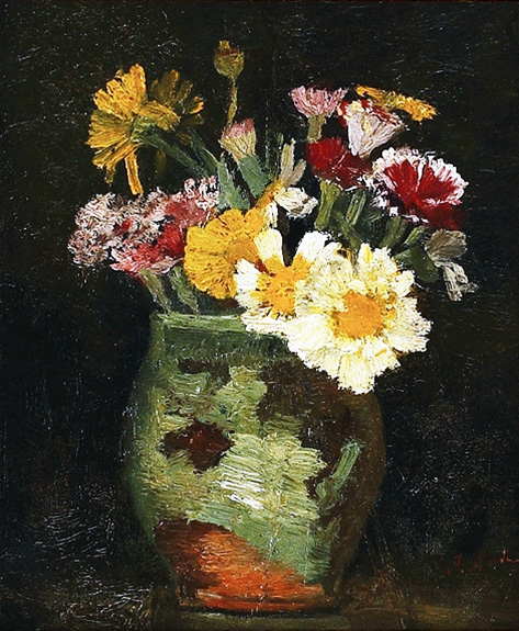 Small Pitcher with Wild Flowers