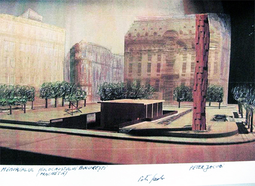 2006 Schița Monumentului Holocaustului