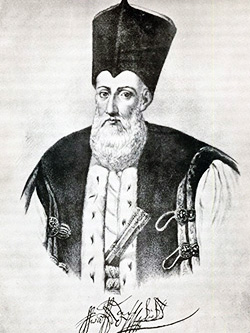 1774 Domn Țara Românească Alexandru Ipsilanti. Desen, Ca. 1788