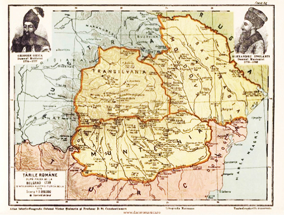 1739b Țările Române După Tratatul De La Belgrad
