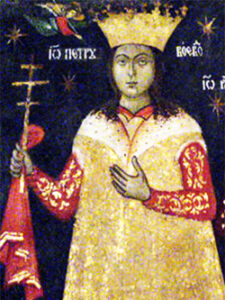 1559 Petru Cel Tânăr. Frescă La M. Snagov