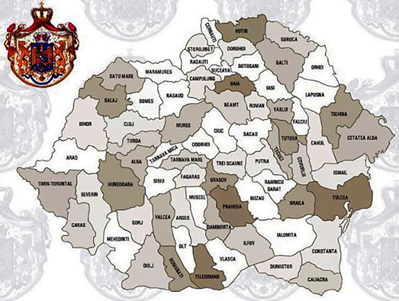 1925 Noua împărţire Administrativă A României