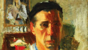 StefanConstantinescu - Stefan Constantinescu Autoportret in atelier_Self Portrait in the workshop detaliu