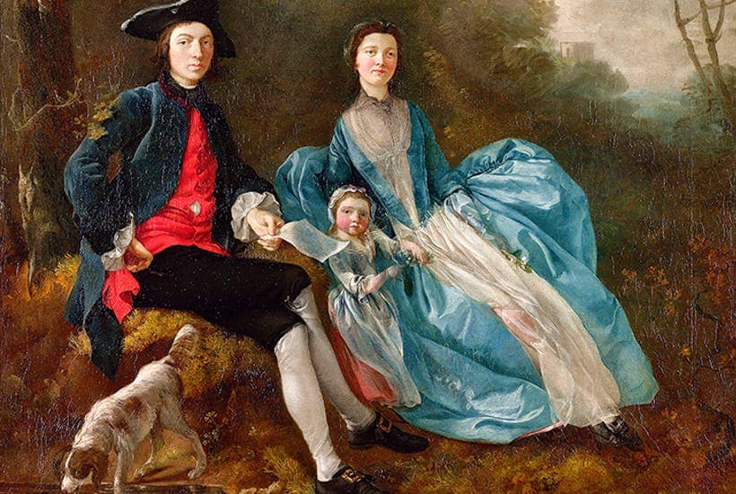 ThomasGainsborough - Thomas Gainsborough 1727 1788 The Artist with his Wife Margaret and Eldest Daughter Mary