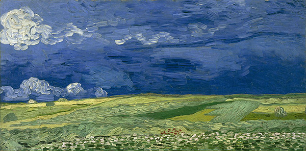 Wheatfield under Thunderclouds, 1890