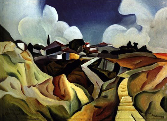 6 Peisaj Dobrogean Dobrudjan Landscape, 1929-1937