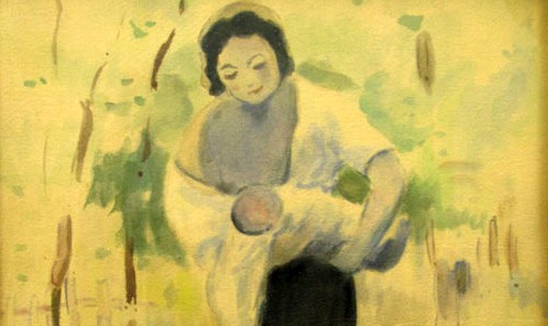 tefanLuchian - Mama cu copilul detaliu