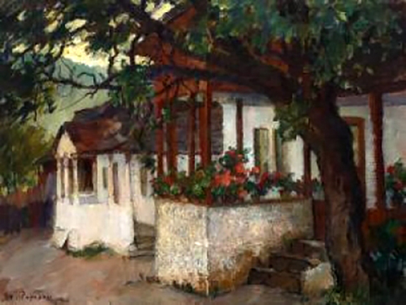 2p-1 Cerdac cu flori Porch with Flowers