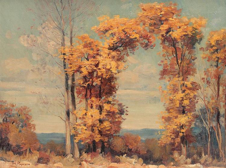 2p-6 Peisaj dde toamnă Autumn Landscape