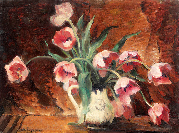 3f-2 Ulcică cu lalele Jug with Tulips